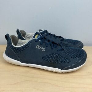 Lems Men’s Size 9.0 Primal 2 Navy Blue White Athletic Minimalist Shoes (W10.5)